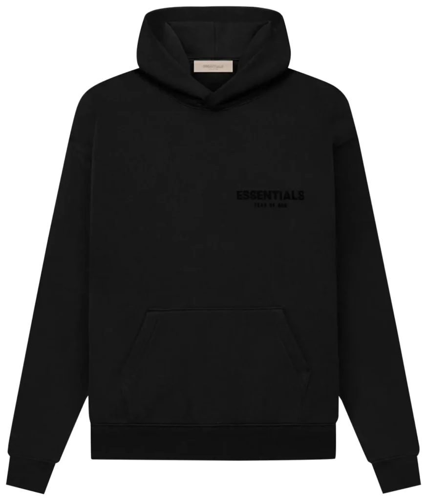 Essentials Hoodie Black Stretch Limo (SS22)