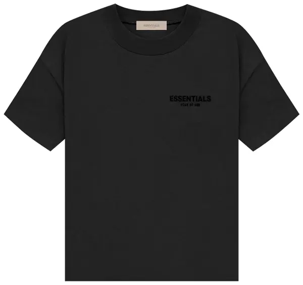 Essentials Tee Black Stretch Limo (SS22)