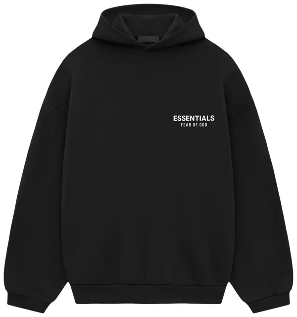 Essentials Fleece Hoodie Black (FW24)