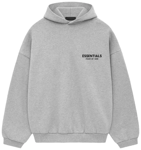 Essentials Fleece Hoodie Light Heather (FW24)