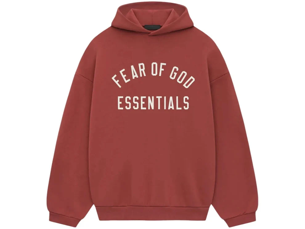 Essentials Fleece Hoodie Crimson (FW24)